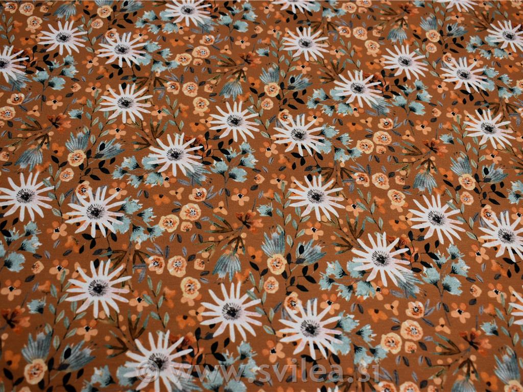 Prevešanka kosmatena - rože na glineni osnovi