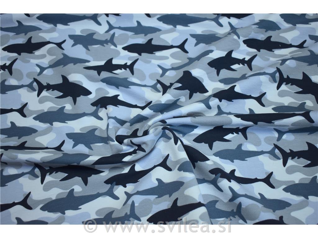 Prevešanka - morski psi modri